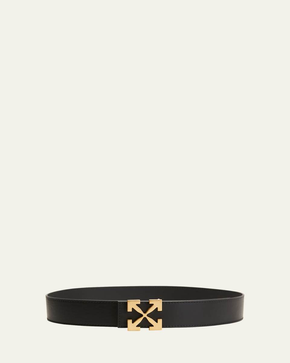 Arrow Reversible Leather Buckle Belt